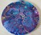 Blue Lagoon Nebula 4" round bloom coasters, set of 4 product 2